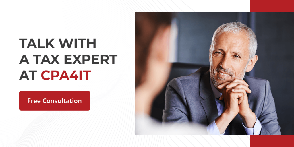 talk with a tax expert at CPA4IT