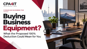 Buying Business Equipment? What the Proposed 100% Deduction Could Mean for You – CPA4IT Accounting